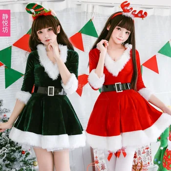 Vianočné Oblečenie pre Dospelých Oblečenie pre Ženy Vianočné Oblečenie Dovolenku Strany Zdobiť Vianočné Oblečenie pre Santa Claus Fáze Nosenie 2