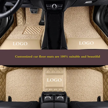 vlastné hodváb kruhu vrstva logo auta podlahové rohože pre Bentley ContinentalGT 2011 2012 2013 2014-2018 styling koberec 3
