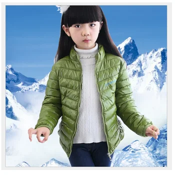 Zelená Dievčatá Nadol Bundy Topy Deti Parkas Chlapcov, Oblečenie Zimné Kabáty Vrchné Oblečenie Snehu Deti Oblečenie 16