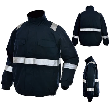 Zimné Pribrala Reflexné Kabát Zabezpečenie Ochrany Bezpečnosti pracovné Odevy Bunda Hi-Vis Vetru Bunda S Multi-vrecká