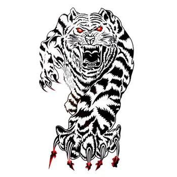 Zviera Nepremokavé Tetovanie Tela Tiger, Vlk Eagle Had, Drak Dočasné Tatuajes Scorpion Helios realisticky Totemy Nálepky NA 500pcs 17