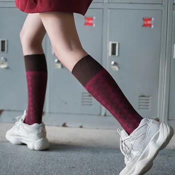 ženy dievča bežné štandardné vysokej trubice ponožky, takže-97 8